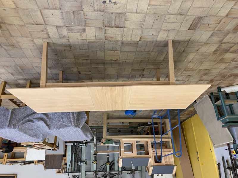 Uitschuifbare eettafel in Amerikaans eiken